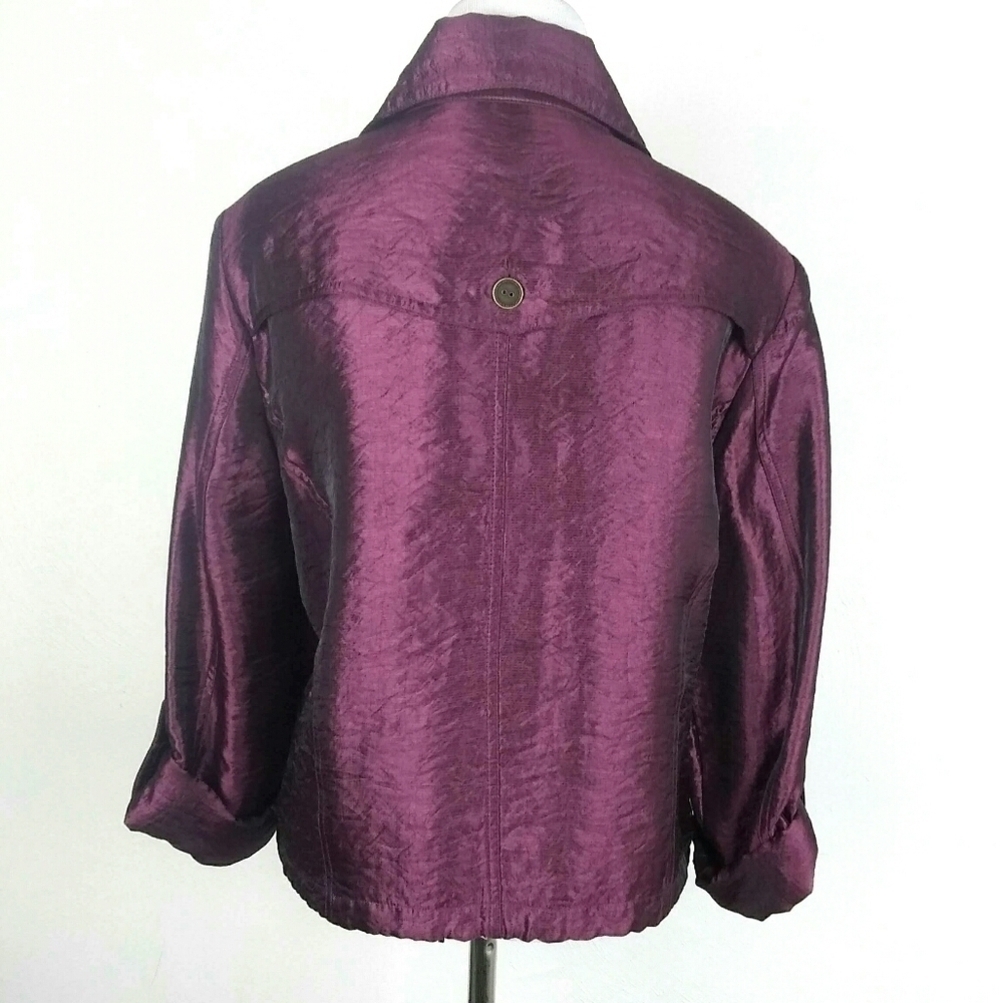 Ruby Rd. Zip-Up Jacket | sz 14 - Picture 2 of 4